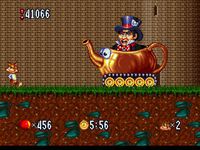 Bubsy Fractured Furry Tails sur Atari Jaguar